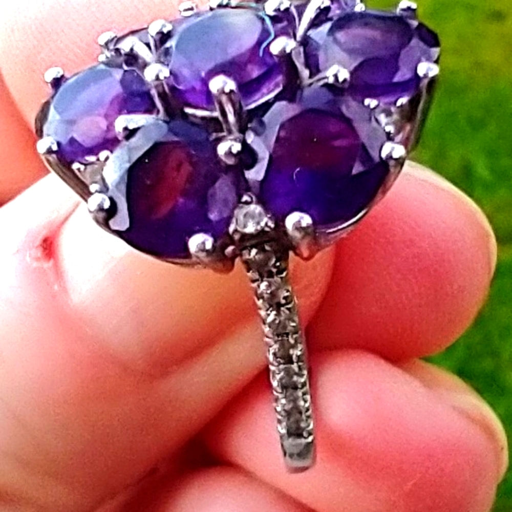 Amythest ring - Picture 4 of 5